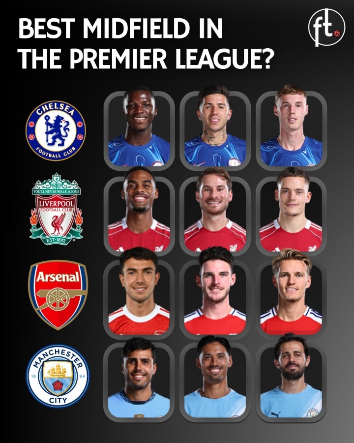 开云官方网站-英超中场大PK，切尔西/利物浦/阿森纳/曼城哪家强？